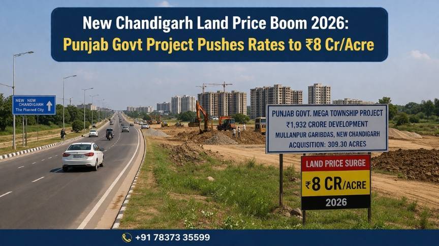 New Chandigarh Property Surge: Land Values Soaring, Heralding 2026's Top Investment